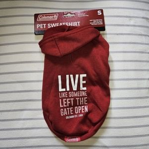 ❌SOLD❌ Coleman Pet Sweatshirt Gate Open Size Small - NWT